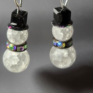 Snowman  Earrings
